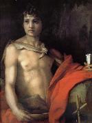 Andrea del Sarto Johannes as juvenile oil painting artist